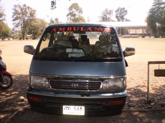 ขายรถพยาบาลกู้ชีพ ตู้โตโยต้า Hiace หลังคาเตี้ย ราคา ต่อรองได้ครับ ขายรถพยาบาลกู้ชีพ ตู้โตโยต้า Hiace หลังคาเตี้ย ราคา ต่อรองได้ครับ