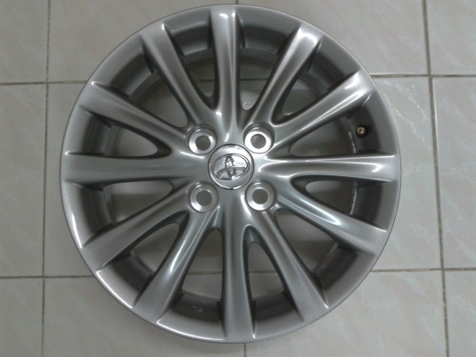 ล้อแม็กเปล่า vios 12 ก้าน ขอบ 15 สีไฮเปอร์แบล็คถอดป้ายแดง