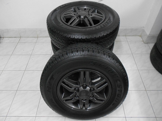 ล้อแม็ก ISUZU MU-7 ขอบ 16 (สีรมดำ)พร้อมยางปลายปี 10
