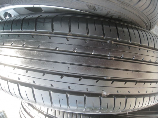 ขายล้อแม็ก Mitsubishi lanser 16"x6.5" 5รู114 et+46 + ยางปี4311 (081-3747940)