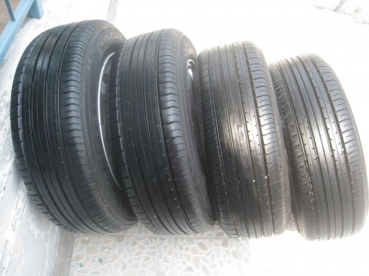 ขายล้อแม็ก Mitsubishi lanser 16"x6.5" 5รู114 et+46 + ยางปี4311 (081-3747940)