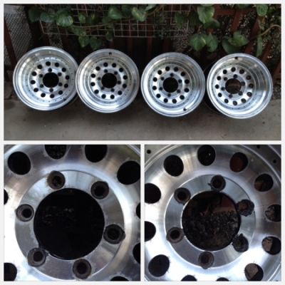 ขายล้อหยดน้ำ 15x8.5 ออฟลบ 27 ใส่ 6 รูกระบะ สภาพสวยๆ ขอบหนาๆ 8300 ครับ