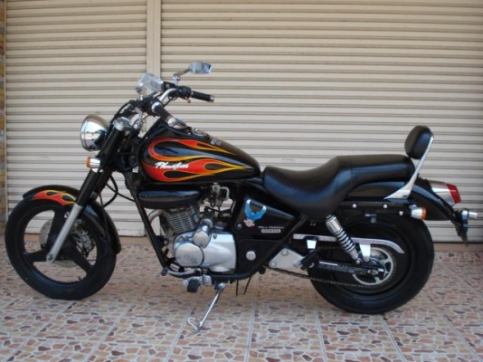 honda phantom 200 fire edition(ลายไฟเทาตัวล่าสุด)