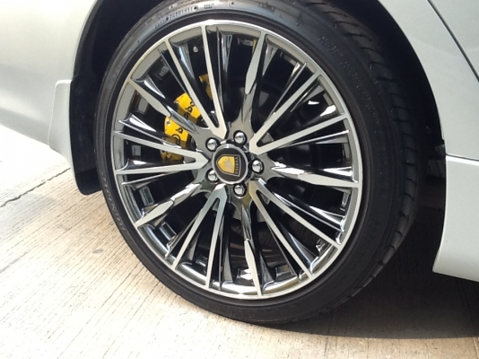 ขายล้อแม็กซ์ VERTEX BLACK CHROME ขอบ18" 5รู100 (สวยขั้นเทพ)+ยาง DUNLOP เหลือเยอะ 50\% พร้อมน็อตล้อ