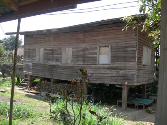 ขายบ้านไม้ทั้งหลัง 120000