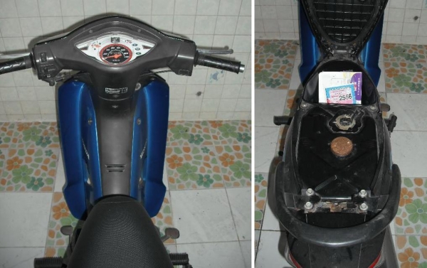 ขาย Honda Wave Z 100cc สีน้ำเงิน จดทะเบียนปี49  พรบ.หมด ม.ค.56