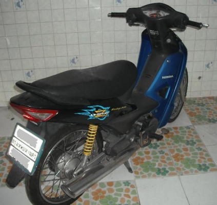 ขาย Honda Wave Z 100cc สีน้ำเงิน จดทะเบียนปี49  พรบ.หมด ม.ค.56