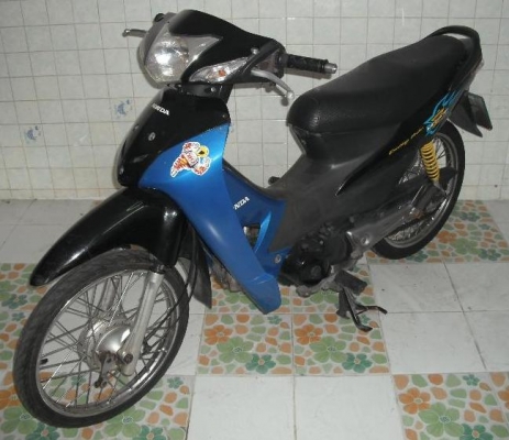 ขาย Honda Wave Z 100cc สีน้ำเงิน จดทะเบียนปี49  พรบ.หมด ม.ค.56