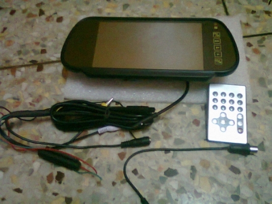 ขายจอติดกระจกในเก๋งขนาด7นิ้วมีtv