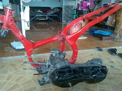 โครง+แคร้งนูโว กับ โครงมีโอตัวเล็ก