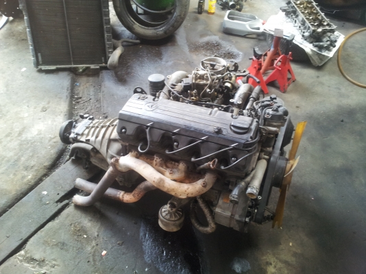 ขายเครื่องยกลงจาก benz 230e W124  5000บาท