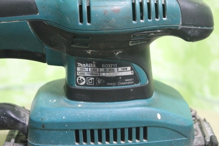 เครื่องขัดกระดาษทราย makita รุ่น BO3711 (190w.) พร้อมใช้งานครับ เครื่องขัดกระดาษทราย makita รุ่น BO3711 (190w.) พร้อมใช้งานครับ