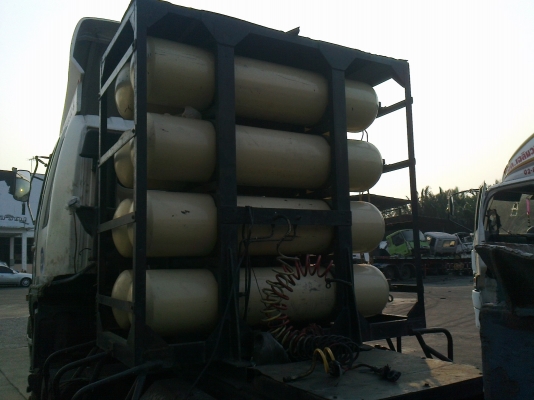 ขายรถหัวลากHINO 2K ติดแก็ส8ถัง