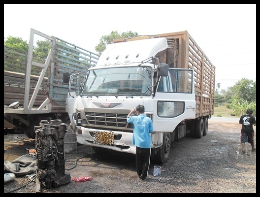 สิบล้อฮีโน่ เครื่อง K13 สภาพสวยๆ ยาว 7.30 เมตร