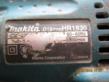 สว่่าน2ระบบMakita HR1830 สาพดีมาก พร้อมใช้งาน ราคาถูก สว่่าน2ระบบMakita HR1830 สาพดีมาก พร้อมใช้งาน ราคาถูก