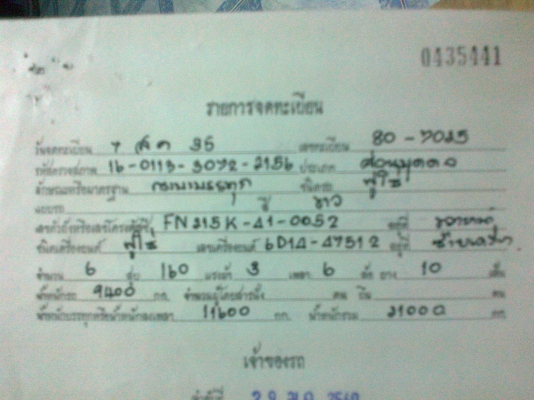 ขายรถบรรทุก 10 ล้อ  2 เพลา ดั้มพร้อมใช้งาน