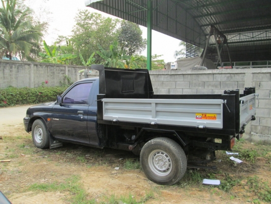 รถปิ๊กอัฟ กะบะดั้มพ์ มิตซูบิชิ สตราด้า ปี 40 ต่อใหม่ ยกได้ 3 ตัน ระบบไฟฟ้า รถปิ๊กอัฟ กะบะดั้มพ์ มิตซูบิชิ สตราด้า ปี 40 ต่อใหม่ ยกได้ 3 ตัน ระบบไฟฟ้า