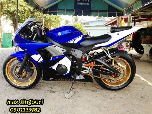 แม็กสิงห์บุรี//YAMAHA R6 ปี04 หัวฉีด กุญแจชิบ ท่อสูตร แต่งสวยๆ อินวอย 138000 ด่วน