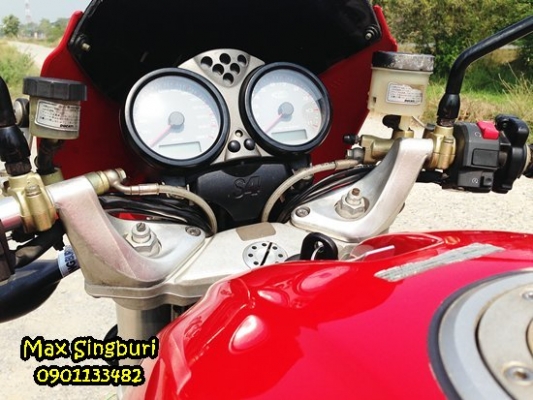 แม็กสิงห์บุรี//((ปรับราคา))DUCATI MONSTER S4 916CC ปี2002 หัวฉีดๆ กุญแจชิพ สรรพาสมิตร 185000