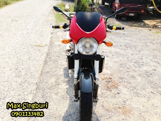 แม็กสิงห์บุรี//((ปรับราคา))DUCATI MONSTER S4 916CC ปี2002 หัวฉีดๆ กุญแจชิพ สรรพาสมิตร 185000