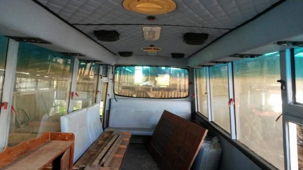 ตัวถังรถบัส ภายในสวยมาก