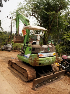 ขายรถแบคโฮ MITSUBISHI MM45 เอกสารอินวอย ราคา 410000