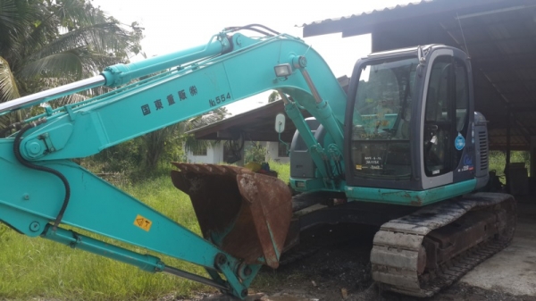 ขายรถแบคโฮเก่านอกจากญี่ปุ่น kobelco sk 135 yy04 สนใจโทรสอบถาม 092-3309229 อี๊ด