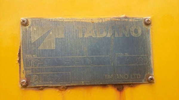 ขายรถเครน TADANO  TR-80ML-1  8 ton   รถสวยพร้อมใช้ราคา 1,550,000 090-772-3710 090-772-3708