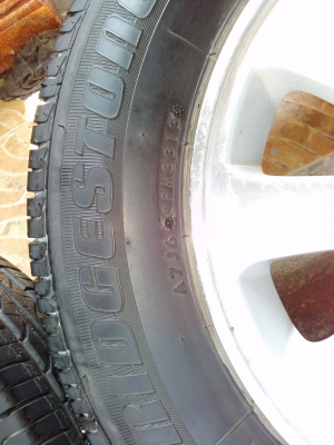 แม็ก 14 พร้อมยาง BRIDGESTONE ปี13 แม็ก 14 พร้อมยาง BRIDGESTONE ปี13