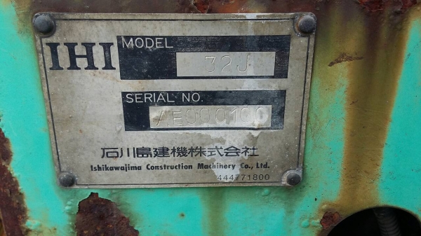 ขายรถแบคโฮ IHI 32 Jพร้อมไลหัวเจาะรถเก่านอกแท้เอกสารพร้อม
