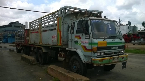 ขายรถพ่วง แม่ดั้ม-ลูกไม่ดั้ม ROCKY FVZ12MY วางเครื่อง 6BG1 เทอร์โบอินเตอร์ 230 แรงม้า ช่วงล่างจัมโบ้ คัสซีสวยตลอดเส้น เบรคทิฟฟี่ สโลว์กลาง ทะเบียนพร้อมโอนครับ