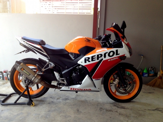 ขาย CBR300 r ปี2014 สภาพสวย วิ่งน้อย ท่อแต่ง ราคา 103000 บาท ต่อรองได้