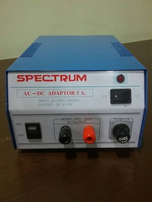 หม้อแปลง SPECTRUM input 220 v.  out 6 - 12 v ขนาด5A.