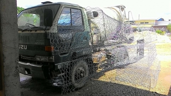 รถหกล้อโม่ปูน ISUZU FORWARD รถเก่าญี่ปุ่น