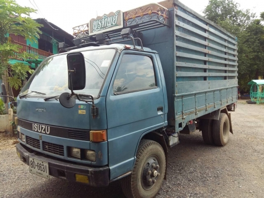 ขายรถ ISUZU NPR ดั้มเกษตร รถประกอบ เครื่อง 4BE1 110 แรงม้า เครื่องดี คัสซีสวย
