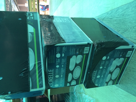 ขายจานชุด ยี่ห้อCORELLE 76ชิ้น ของจากอเมริกา