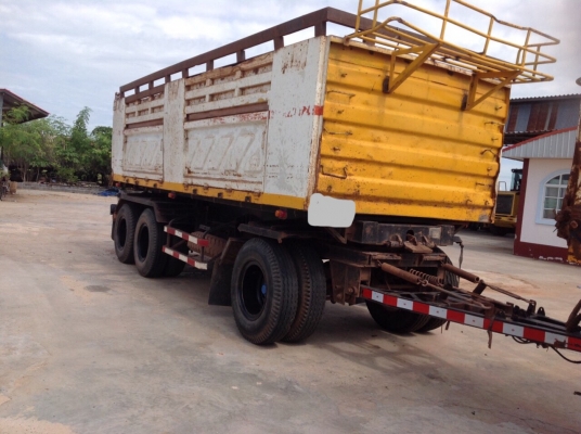 ขายรถบรรทุก 22 ล้อพ่วงแม่ลูกดัมพ์ ISUZU DECA 360 แรงม้าปี 2553 ลูกพ่วง 3 เพลาปี 2553 ราคา 2300000