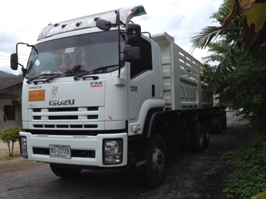 360แรง (เฉพาะแม่)ดั้ม Isuzu MP1FXZ7779T-002688 ปี54 รถเดิมๆสีเดิม...รถบรรทุกยางแผ่น ไม่เคยวิ่งดิน...