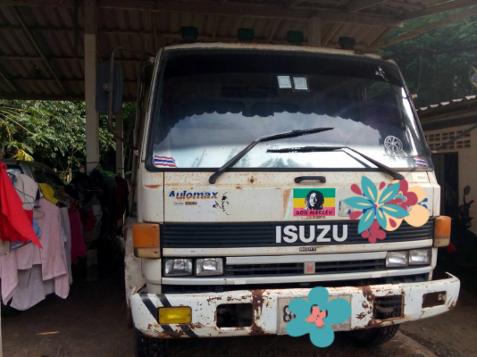 ขายรถบรรทุก 6 ล้อดัมพ์ ISUZU FTR 165 แรงม้า กระบะยาว 4.50 เมตร ราคา 380000