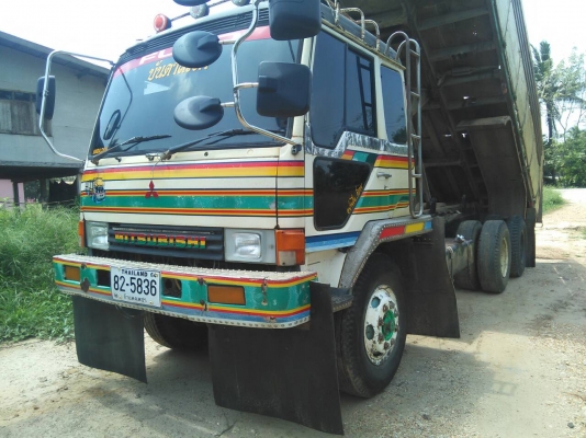 สิบล้อ มิตซูซุ ไอ้หลง FN 527 MA195 ดั้ม 2เพา เบรค เกียร์ใหญ่10สปีส สภาพพร้อมใช้ ทะเบียนพร้อมโอน