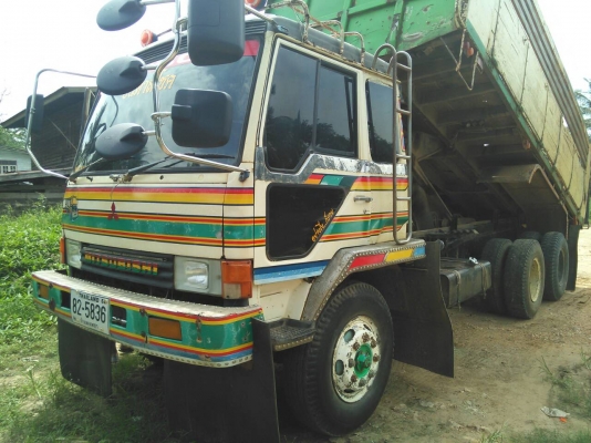 สิบล้อ มิตซูซุ ไอ้หลง FN 527 MA195 ดั้ม 2เพา เบรค เกียร์ใหญ่10สปีส สภาพพร้อมใช้ ทะเบียนพร้อมโอน