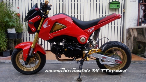 ขายรถบ้าน MSX 125 ล้อทองจดธันวา 57 แต่งสวยซื้อสดมา