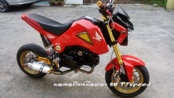 ขายรถบ้าน MSX 125 ล้อทองจดธันวา 57 แต่งสวยซื้อสดมา ขายรถบ้าน MSX 125 ล้อทองจดธันวา 57 แต่งสวยซื้อสดมา