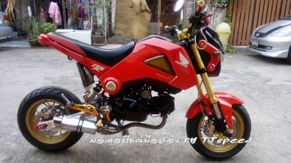 ขายรถบ้าน MSX 125 ล้อทองจดธันวา 57 แต่งสวยซื้อสดมา ขายรถบ้าน MSX 125 ล้อทองจดธันวา 57 แต่งสวยซื้อสดมา