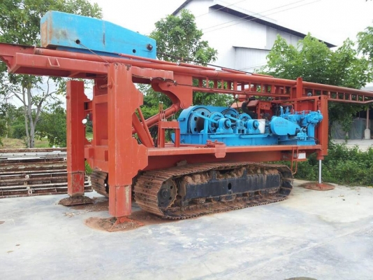 ขายรถปั่นจั่น ตีนตะขาบขายปั้นจั่นตอกเสาเข็ม16.50เมตร ตุ้ม5.2 ตัน วิน 32 อู่สิงโตสภาพ 90 \% เดิมๆจากอู่