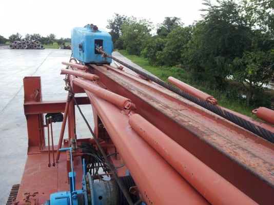 ขายรถปั่นจั่น ตีนตะขาบขายปั้นจั่นตอกเสาเข็ม16.50เมตร ตุ้ม5.2 ตัน วิน 32 อู่สิงโตสภาพ 90 \% เดิมๆจากอู่