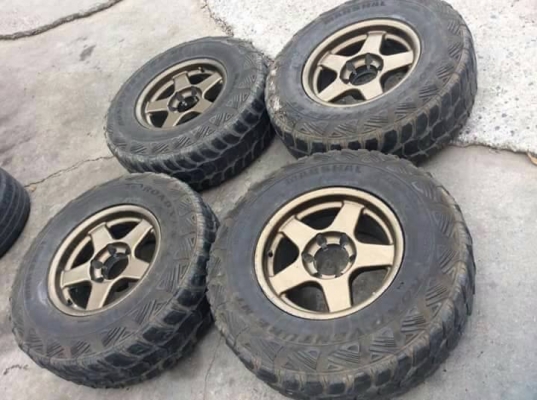 ล้อเบรนท์เล่ ขอบ16 พร้อมยาง มาแชลมัด 265-75-16  ถูกๆ