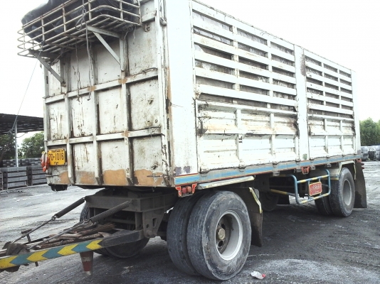 ขายครับพ่วง 18 ล้อ FM1J สองเพลา Turbor เครื่อง JO8C 260 แรงม้า เทอร์โบ อินเตอร์คูลเลอร์ เกียร์ ETON 8 speed 1 OverDrive ยางเรเดียลเต็ม 19 เส้น ประกันชั้น 1 เบาะขาด กระบะ สหกิจ แม่-ลูก ไม่ดั้มพ์