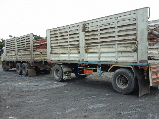 ขายครับพ่วง 18 ล้อ FM1J สองเพลา Turbor เครื่อง JO8C 260 แรงม้า เทอร์โบ อินเตอร์คูลเลอร์ เกียร์ ETON 8 speed 1 OverDrive ยางเรเดียลเต็ม 19 เส้น ประกันชั้น 1 เบาะขาด กระบะ สหกิจ แม่-ลูก ไม่ดั้มพ์