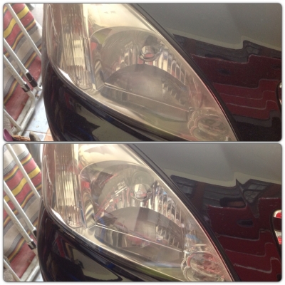 น้ำยาขัดเคลือบโคมไฟหน้า